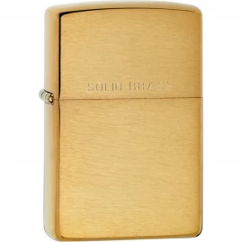 Зажигалка ZIPPO BRUSHED BRASS 204